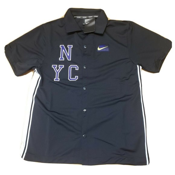 Nike Other - Nike NY Court Tennis NYC Black Button Down Shirt